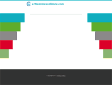 Tablet Screenshot of entreestoexcellence.com